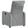 vidaXL Fauteuil inclinable Gris clair Tissu