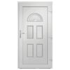 vidaXL Porte d'entr&eacute;e Blanc 98x208 cm PVC