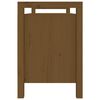 vidaXL Banc d'entr&eacute;e Marron miel 110x40x60 cm Bois de pin massif