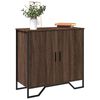 vidaXL Buffet ch&ecirc;ne marron 78x35,5x74,5 cm bois d'ing&eacute;nierie