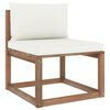 vidaXL Salon palette de jardin 7 pcs et coussins Bois de pin impr&eacute;gn&eacute;