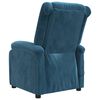 vidaXL Fauteuil &eacute;lectrique de massage Bleu Velours