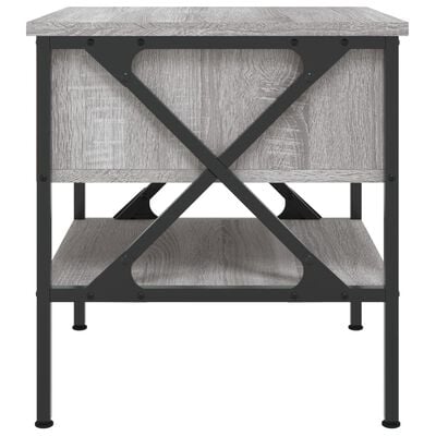 vidaXL Tables de chevet 2 pcs sonoma gris 40x42x45 cm bois ingénierie