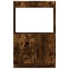 vidaXL Buffet haut ch&ecirc;ne fum&eacute; 63x33x100 cm bois d'ing&eacute;nierie