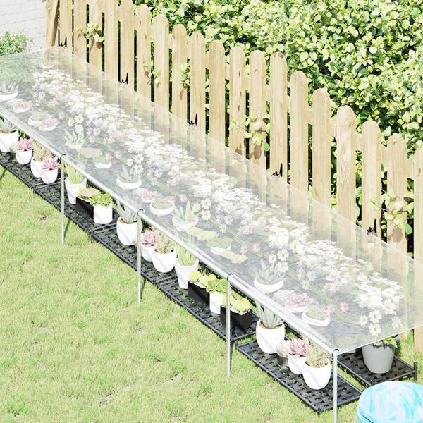 vidaXL Housse de protection plantes avec &oelig;illets 1x5 m poly&eacute;thyl&egrave;ne