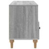 vidaXL Meuble TV Gris Sonoma 102 x 34,5 x 50 cm Bois d&rsquo;ing&eacute;nierie