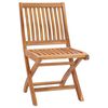 vidaXL Chaises de jardin lot de 2 et coussins rouge Bois teck massif