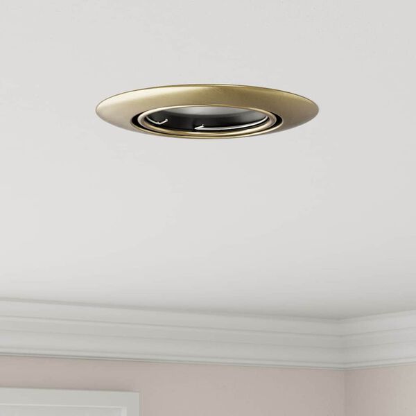 vidaXL Spotlights avec des projecteurs 6 pcs Laiton 9 x 9 cm Métal