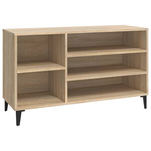 vidaXL Armoire &agrave; chaussures Ch&ecirc;ne sonoma 102x36x60cm Bois d'ing&eacute;nierie
