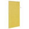 vidaXL Store enrouleur avec des rideaux Jaune 120 x 220 cm Bambou