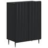 vidaXL Meuble de Rangement de Salle de Bain ZWOLLE Noir