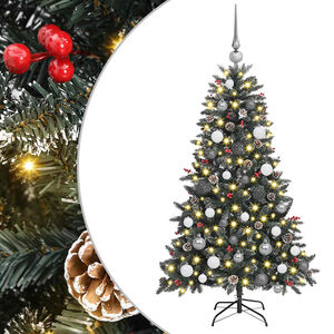 vidaXL Sapin de No&euml;l artificiel Vert 150 cm PVC, plastique et acier
