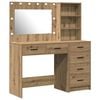 vidaXL Table de Toilette 2 pcs Marron 78.5 x 41 x 135 cm