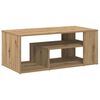 vidaXL Table d'appoint chêne artisanal 100x50x40 cm bois d'ingénierie