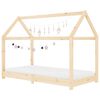 vidaXL Cadre de lit d'enfant Bois de pin massif 80x160 cm