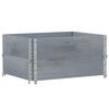 vidaXL Jardini&egrave;re gris 80x60 cm bois massif de pin