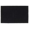 vidaXL Tapis de porte noir 50x80 cm fibre de coco touffet&eacute;