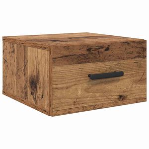 vidaXL Cabinet de chevet 35 x 35 x 20 cm Bois d'ing&eacute;nierie Bois ancien