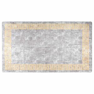 vidaXL Tapis lavable 190x300 cm gris