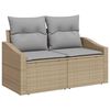 vidaXL Ensemble de canap&eacute; de jardin 8 pcs Beige et Gris clair
