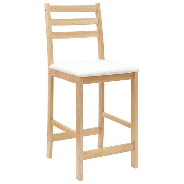 vidaXL Chaises de salle &agrave; manger 2 pcs Naturel 40 x 47,5 x 99,5 cm