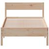 vidaXL Cadre de lit sans matelas 90x190 cm bois de pin massif