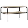 vidaXL Table d'appoint Ch&ecirc;ne Sonoma 100 x 50 x 46 cm Bois d'ing&eacute;nierie