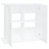 vidaXL Support pour aquarium blanc 81x36x73 cm bois d'ingénierie