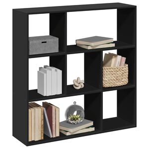 vidaXL &Eacute;tag&egrave;re s&eacute;paratrice de pi&egrave;ce noir 102x29x103,5 cm