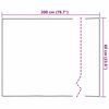 vidaXL Film Miroir Auto-adh&eacute;sif 60 x 200 cm 2 pcs Argent&eacute; PET