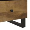 vidaXL Tables de chevet 2 pcs Bois de manguier solide et d'ing&eacute;nierie