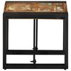 vidaXL Table basse multicolore 40x40x35 cm bois de récupération massif