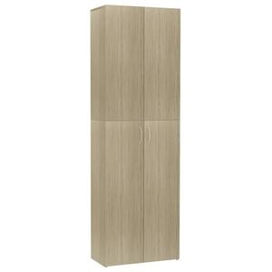 vidaXL Armoire de bureau Ch&ecirc;ne sonoma 60x32x190 cm Bois d'ing&eacute;nierie