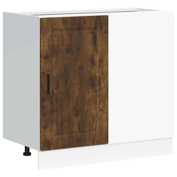 vidaXL Armoire de cuisine Porto ch&ecirc;ne fum&eacute; bois d'ing&eacute;nierie