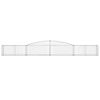 vidaXL Panier de gabions arqu&eacute; 400x50x40/60 cm Fer galvanis&eacute;