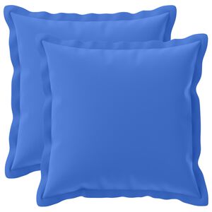 vidaXL Housse de coussin 2 pc HOUTEN Bleu royal 30 x 30 cm Polyester