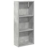 vidaXL Armoire murale de salle de bain Gris B&eacute;ton 30 x 14 x 70 cm