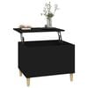 vidaXL Table basse Noir 60x44,5x45 cm Bois d'ing&eacute;nierie
