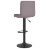 vidaXL Tabourets de bar lot de 2 taupe tissu