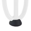 vidaXL Pieds en &eacute;pingle &agrave; cheveux pour table basse 4 pi&egrave;ces Blanc 30 cm Acier massif