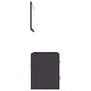 vidaXL Ensemble de meubles de salle de bain 2 pcs Gris