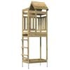 vidaXL Tour de jeu Marron 52,5 x 85 x 238 cm Bois solide impr&eacute;gn&eacute;