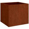 vidaXL Jardini&egrave;res 2 pcs 49x47x46 cm acier corten