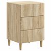 vidaXL Cabinet de chevet avec tiroir Ch&ecirc;ne Sonoma 43 x 41 x 66,5 cm