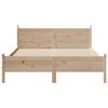 vidaXL Cadre de lit sans matelas 140x190 cm bois de pin massif