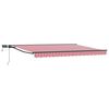 vidaXL Cadre de store manuel avec LEDs 4,5 &times; 3,5 m