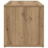 vidaXL Meuble TV ch&ecirc;ne artisanal 80x34x35,5 cm bois d'ing&eacute;nierie
