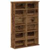 vidaXL Meuble CD Bois ancien 60 x 17 x 92 cm Bois d'ing&eacute;nierie