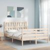 vidaXL Cadre de lit sans matelas 120x200 cm bois massif