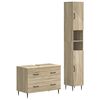 vidaXL Ensemble de 2 meubles de salle de bain HAARLEM Ch&ecirc;ne Sonoma